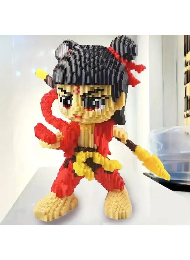 مجموعات بناء نيزها التعليمية مجموعات البناء التعليمية ديكور مكتب التنين الهدايا - Image 5